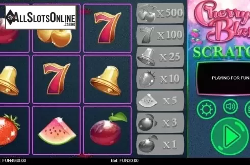 Game Screen 3. Cherry Blast Scratch from 1X2gaming