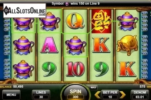 Win screen 2. China Mystery from Nektan