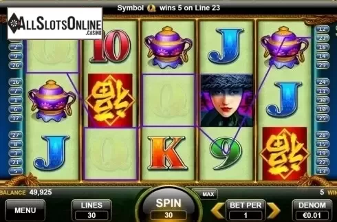 Win screen. China Mystery from Nektan