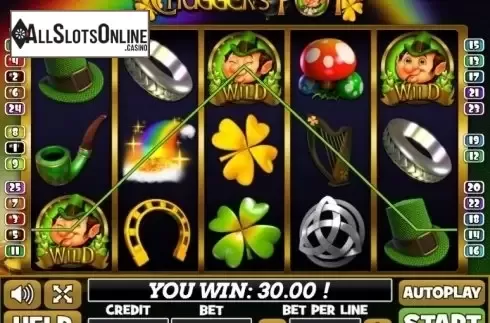 Win Screen. Chuggers Pot from PlayPearls