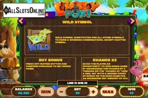 Features screen