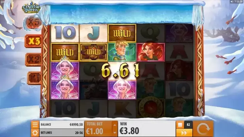 Crystal Queen slot screenshot 