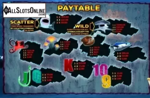 Screen2. Deep Sea Danger from Booming Games