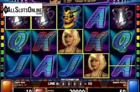 Screen 2. Disco Babylon from Casino Technology