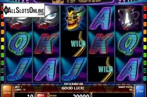 Screen 1. Disco Babylon from Casino Technology