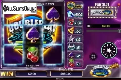 Game Screen 2. Doubleplay Superbet (Scratch) from NextGen