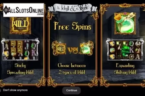 Start Screen. Dr Jekyll and Mr Hyde (IronDog) from IronDog