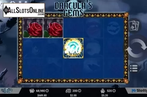 Win Screen 2. Dracula's Gems from MrSlotty