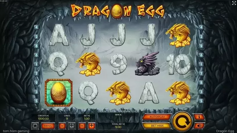 Dragon Egg slot screenshot 1