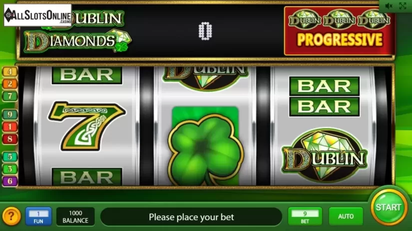 Reel Screen. Dublin Diamonds from IGT
