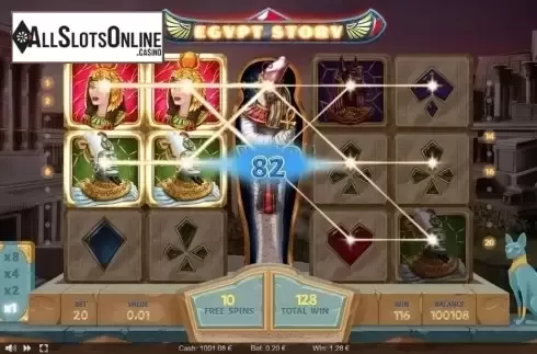 Free Spins. Egypt Story from Thunderspin