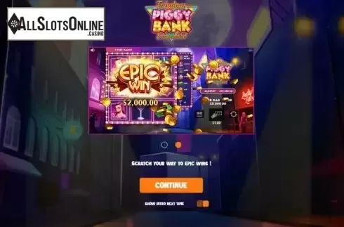 Start Game screen 2