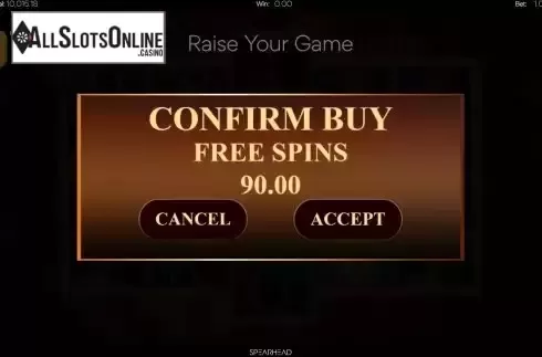 Buy Bonus screen