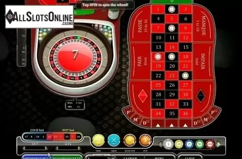 Game Screen. French Roulette (Oryx) from Oryx
