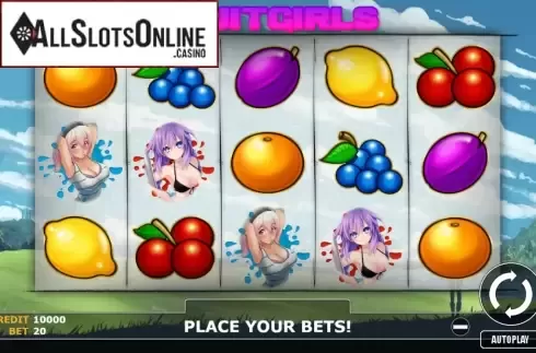 Reel Screen. Fruit Game from Fils Game