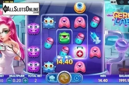Win Screen 1. Germ Lab from Dream Tech