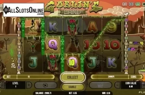 Wild Win screen. Goblins Land from Fugaso