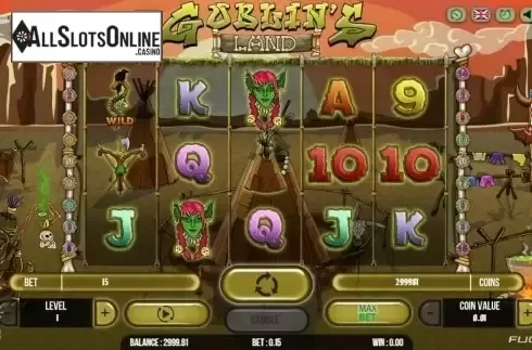 Reel screen. Goblins Land from Fugaso