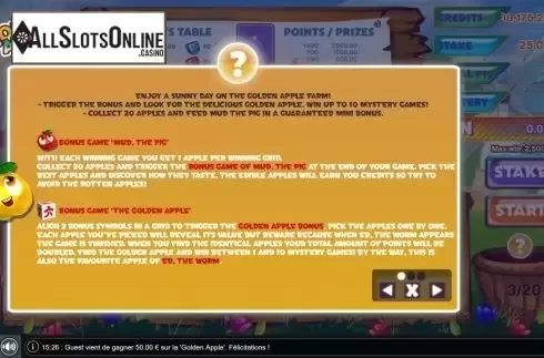 Info. Golden Apple from GAMING1