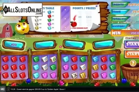 Win Screen 2. Golden Apple from GAMING1