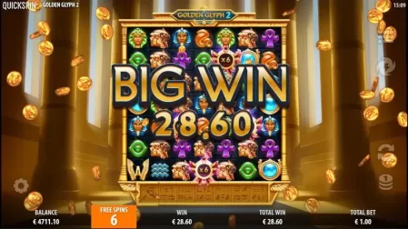 Golden Glyph 2 slot screenshot 5