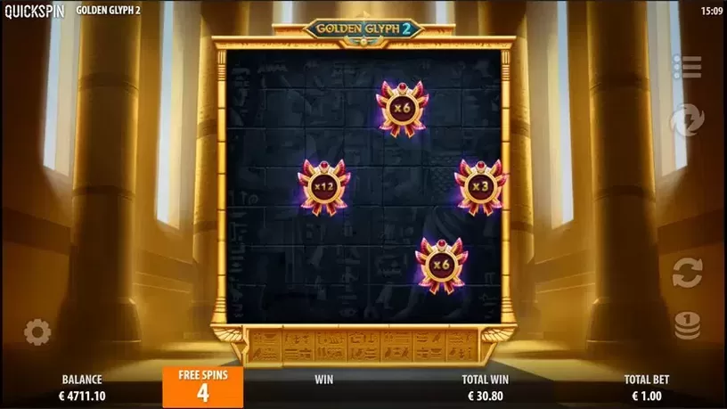Golden Glyph 2 slot screenshot 6
