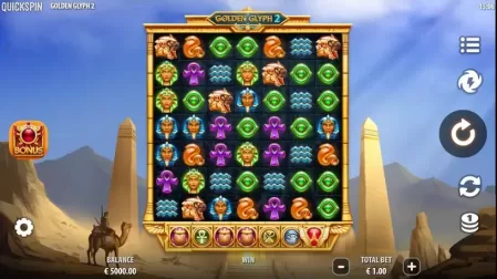 Golden Glyph 2 slot screenshot 1