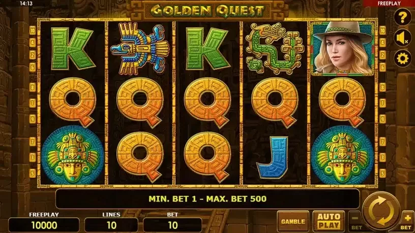 Golden Quest slot screenshot 1
