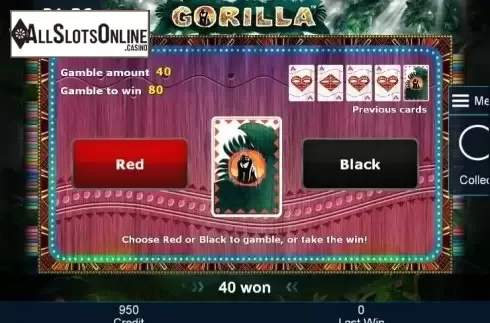 Double Up. Gorilla from Greentube