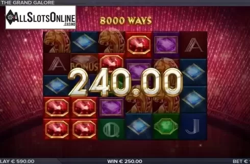 Win Screen 1. Grand Galore from ELK Studios