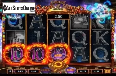 Win Screen 3. Great Book of Magic Deluxe from Wazdan