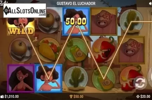 Wild win screen. Gustavo el luchador from PearFiction
