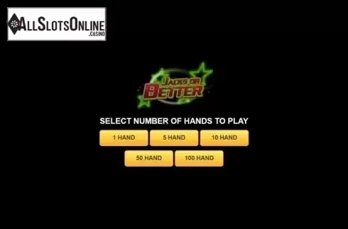 Game Screen. Jacks or Better (Habanero) from Habanero
