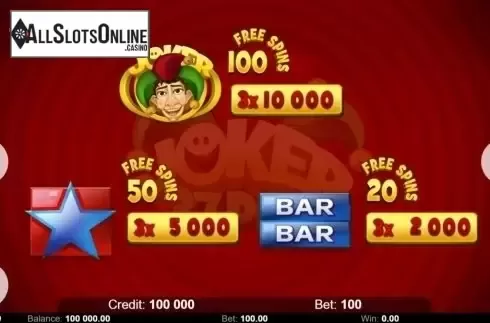 Paytable 1. Joker 27 Plus (Kajot Games) from KAJOT