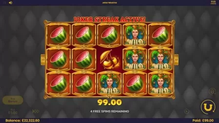 Joker Maxima slot screenshot 7