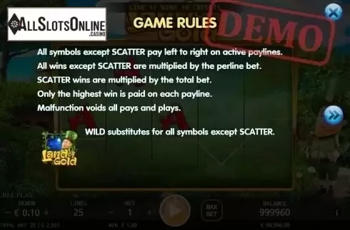 Info 1. Land of Gold (KA Gaming) from KA Gaming