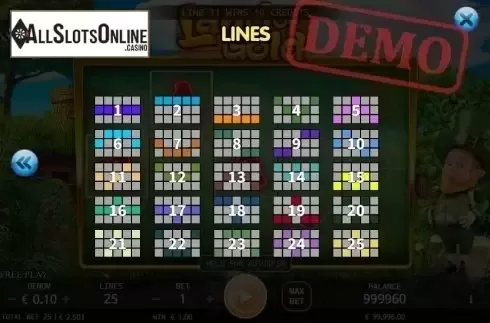 Paylines. Land of Gold (KA Gaming) from KA Gaming