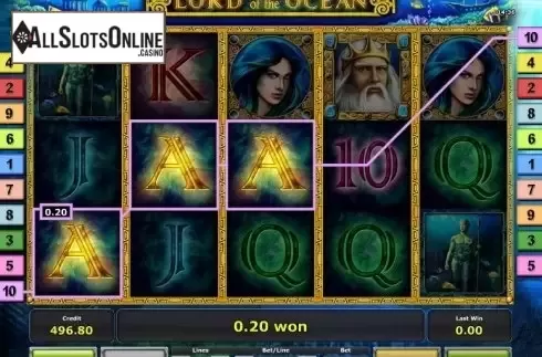 Win. Lord of the Ocean from Greentube