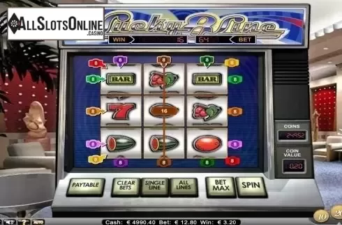 Win Screen . Lucky 8 Line from NetEnt