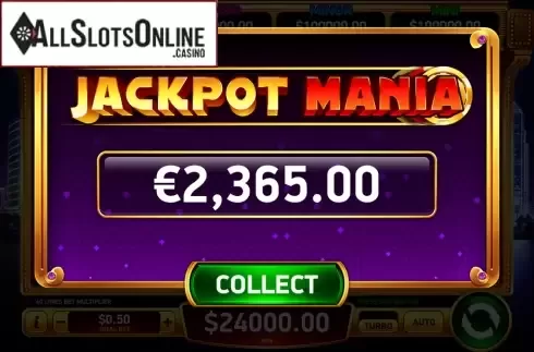 Jackpot screen. Macau Beauties from Ruby Play