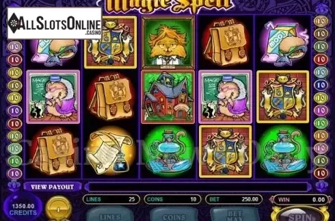 Screen2. Magic Spell from Microgaming