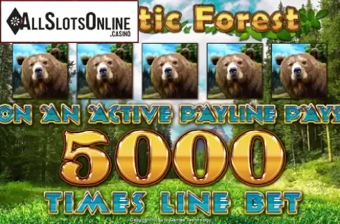Screen2. Majestic Forest from EGT