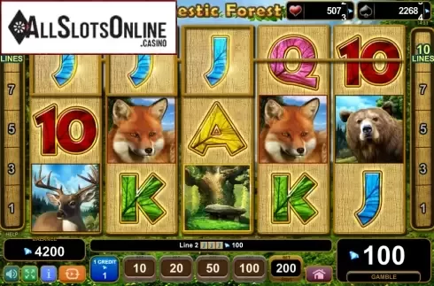 Screen8. Majestic Forest from EGT