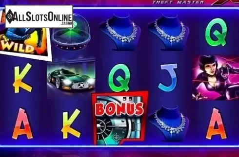 Reel Screen. Mister X: Theft Master from Octavian Gaming
