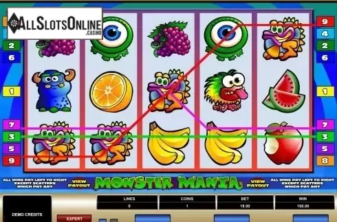 Screen5. Monster Mania from Microgaming