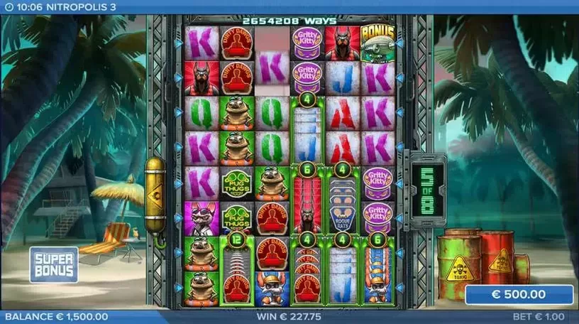 Nitropolis 3 slot screenshot 3
