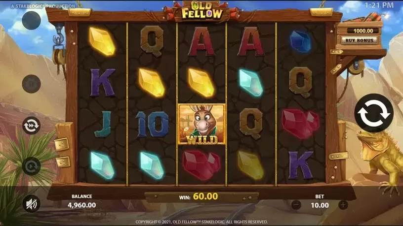 Old Fellow slot screenshot 2