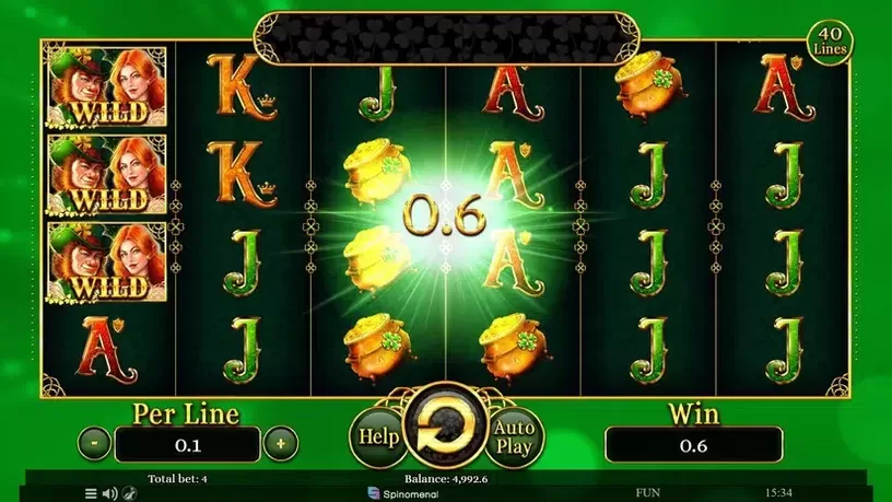 Patrick's Collection 40 Lines slot screenshot 2