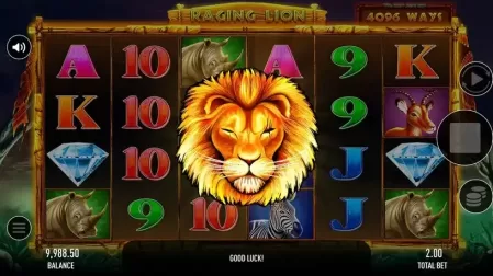 Raging Lion slot screenshot 2