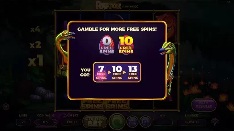 Raptor Doublemax slot screenshot 5